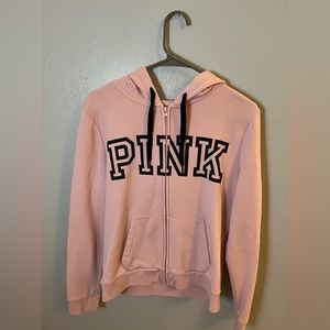 Pink Light Sweater Zip Up